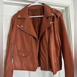 Faux Leather Jacket